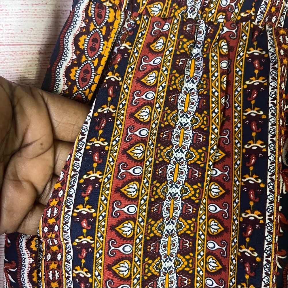 Bloomchic New Boho Striped Split Jogger Pants Siz… - image 6